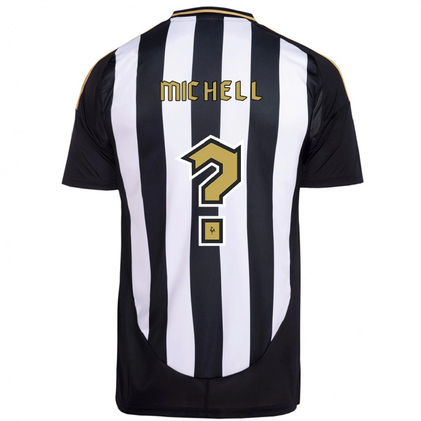 Danxen Bambino Maglia Victor Michell #0 Bianco Nero Kit Gara Home 2025/26 Maglietta