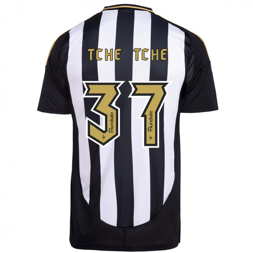 Danxen Bambino Maglia Tche Tche #37 Bianco Nero Kit Gara Home 2025/26 Maglietta
