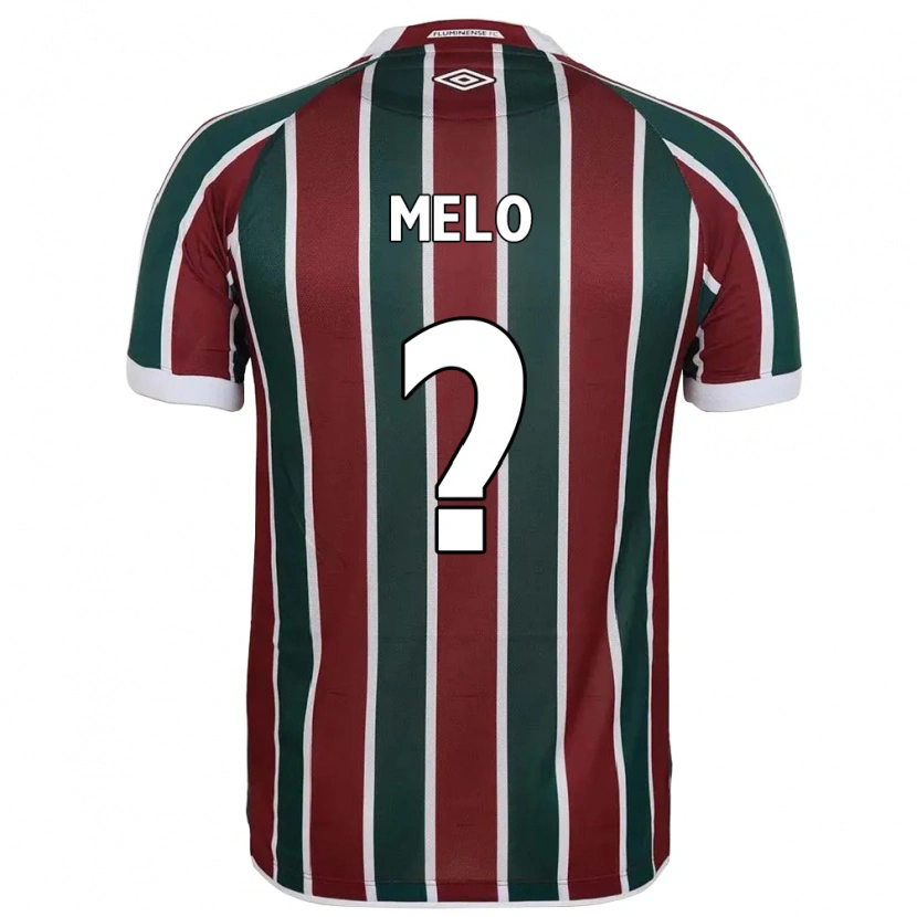 Danxen Bambino Maglia Davi Melo #0 Verde Borgogna Bianco Kit Gara Home 2025/26 Maglietta