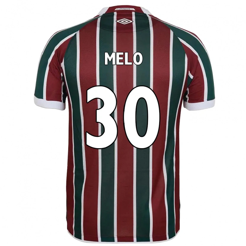Danxen Bambino Maglia Felipe Melo #30 Verde Borgogna Bianco Kit Gara Home 2025/26 Maglietta