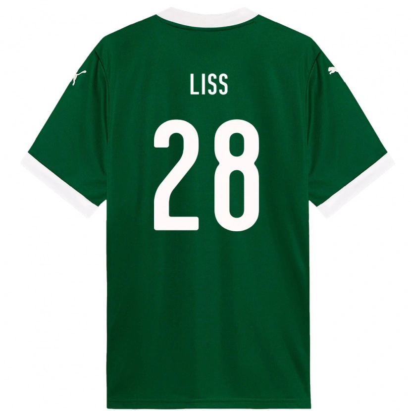 Danxen Bambino Maglia Victória Liss #28 Verde Bianco Kit Gara Home 2025/26 Maglietta