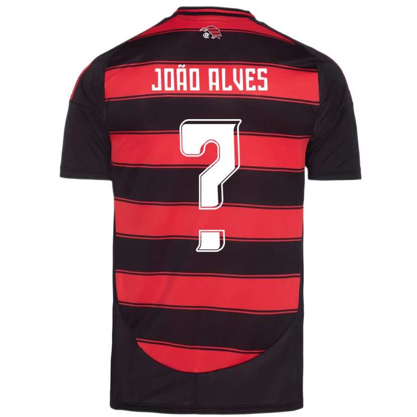 Danxen Bambino Maglia João Alves #0 Rosso Nero Kit Gara Home 2025/26 Maglietta