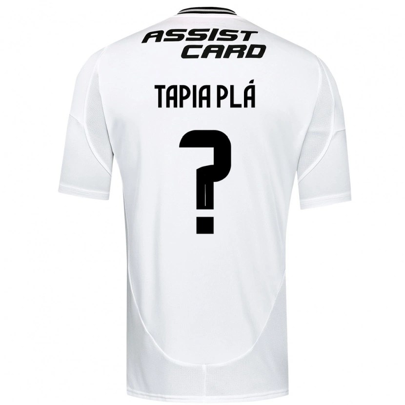 Danxen Bambino Maglia Santiago Tapia Plá #0 Nero Bianco Giallo Kit Gara Home 2025/26 Maglietta