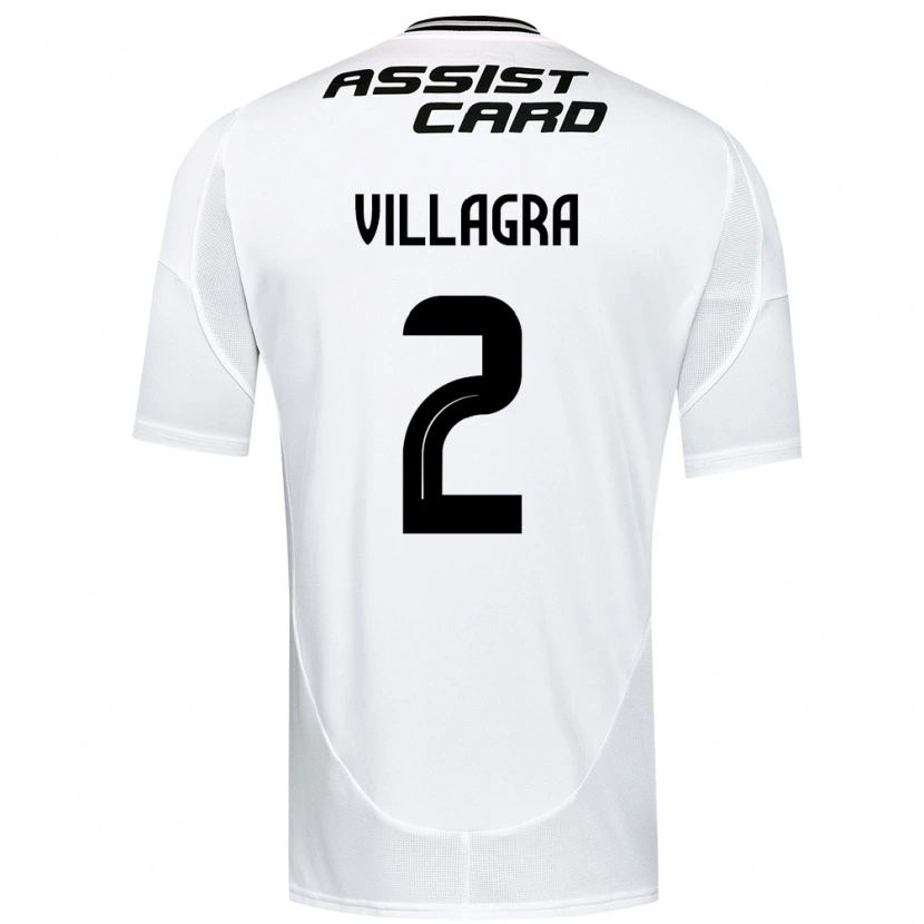 Danxen Bambino Maglia Jonathan Villagra #2 Nero Bianco Giallo Kit Gara Home 2025/26 Maglietta