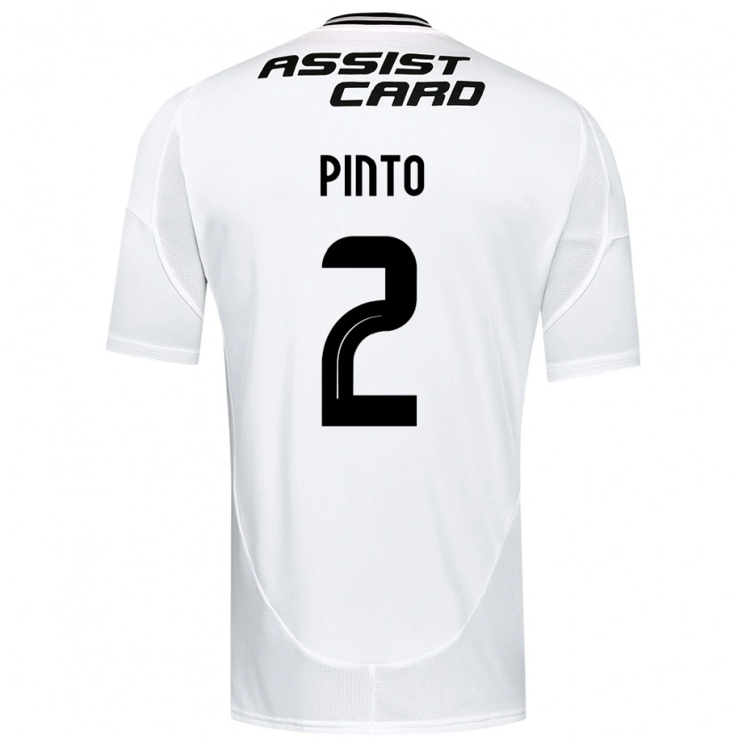 Danxen Bambino Maglia Matías Pinto #2 Nero Bianco Giallo Kit Gara Home 2025/26 Maglietta