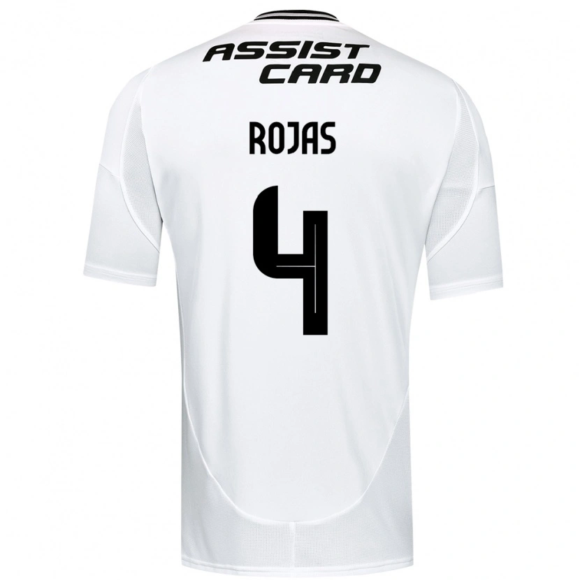 Danxen Bambino Maglia Javier Rojas #4 Nero Bianco Giallo Kit Gara Home 2025/26 Maglietta