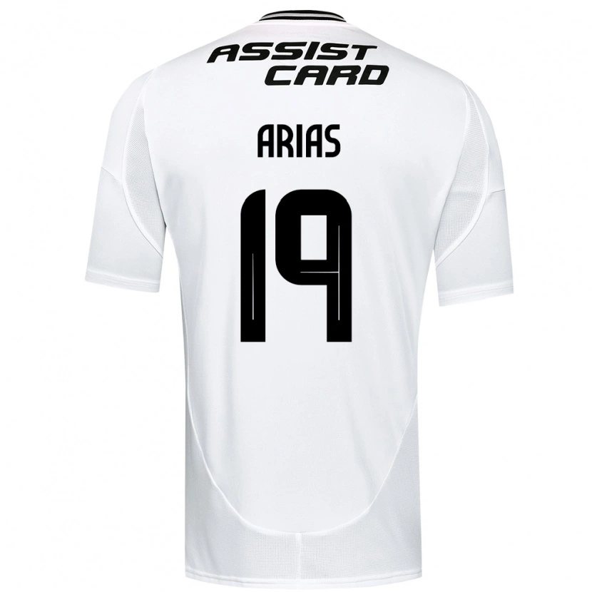 Danxen Bambino Maglia Bastián Arias #19 Nero Bianco Giallo Kit Gara Home 2025/26 Maglietta