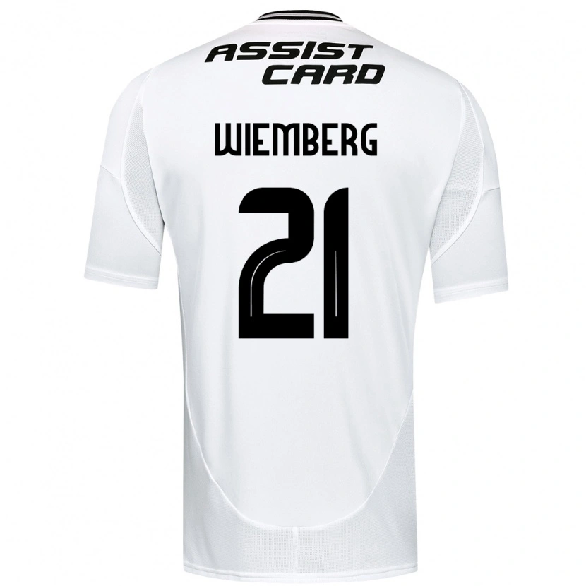 Danxen Bambino Maglia Erick Wiemberg #21 Nero Bianco Giallo Kit Gara Home 2025/26 Maglietta