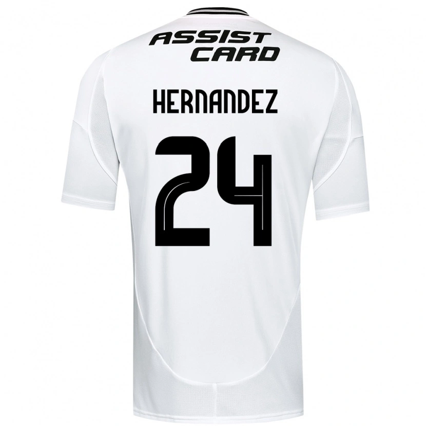 Danxen Bambino Maglia Leandro Hernández #24 Nero Bianco Giallo Kit Gara Home 2025/26 Maglietta