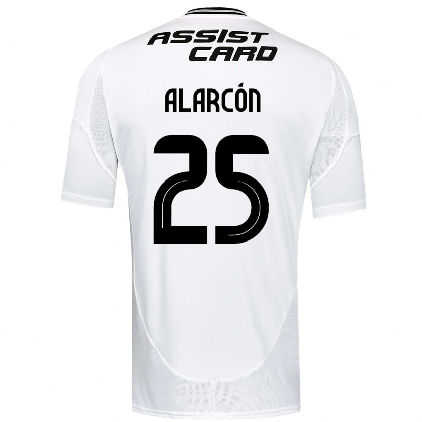 Danxen Bambino Maglia Tomás Alarcón #25 Nero Bianco Giallo Kit Gara Home 2025/26 Maglietta