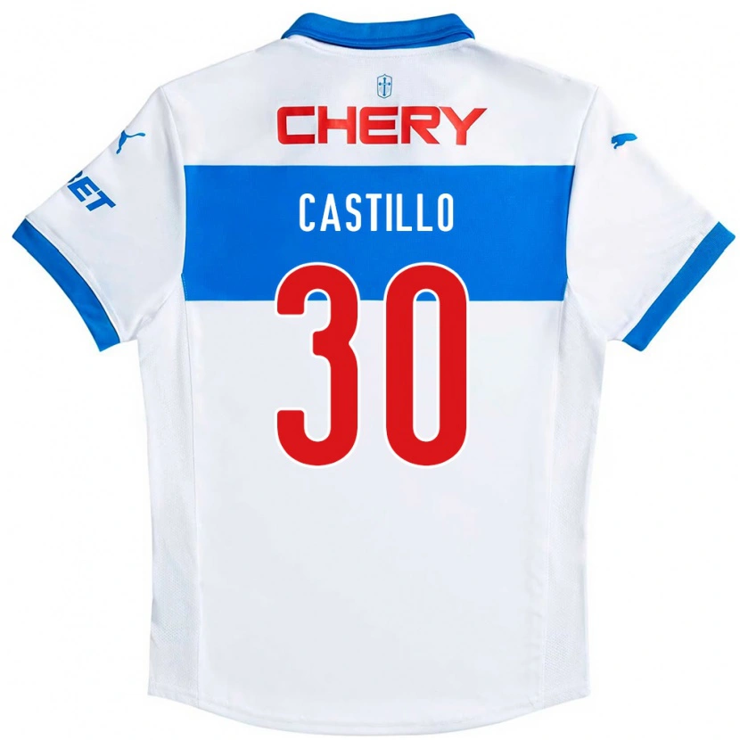 Danxen Bambino Maglia Nicolas Castillo #30 Nero Blu Kit Gara Home 2025/26 Maglietta