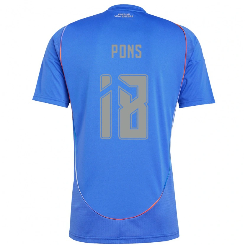 Danxen Bambino Maglia Luciano Pons #18 Azzurro Cielo Kit Gara Home 2025/26 Maglietta