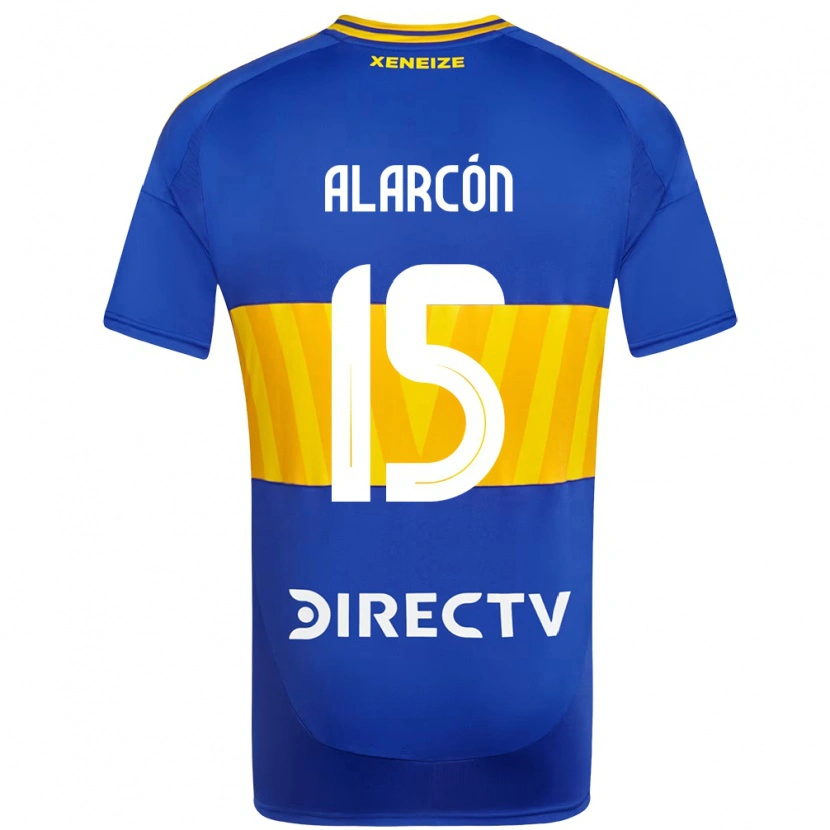 Danxen Bambino Maglia Williams Alarcón #15 Blu Royal Giallo Kit Gara Home 2025/26 Maglietta
