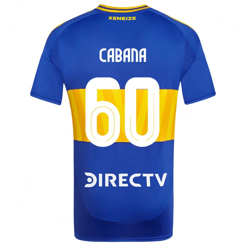 Danxen Bambino Maglia Juan Pablo Cabana #60 Blu Royal Giallo Kit Gara Home 2025/26 Maglietta