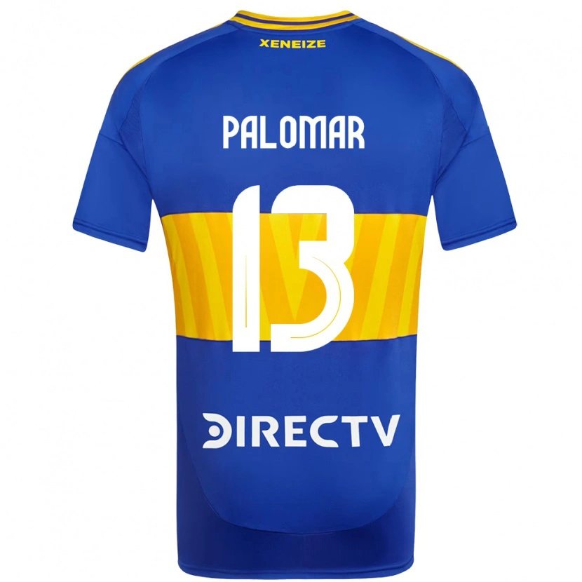 Danxen Bambino Maglia Estefania Palomar #13 Blu Royal Giallo Kit Gara Home 2025/26 Maglietta