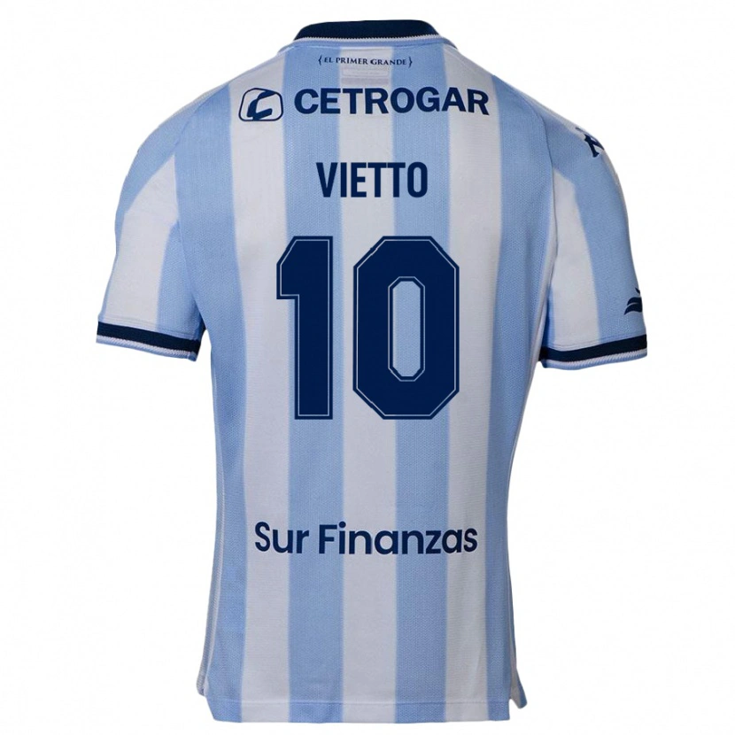 Danxen Bambino Maglia Luciano Vietto #10 Azzurro Cielo Kit Gara Home 2025/26 Maglietta