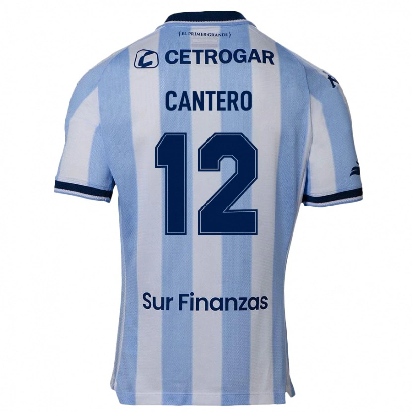 Danxen Bambino Maglia Milton Cantero #12 Azzurro Cielo Kit Gara Home 2025/26 Maglietta