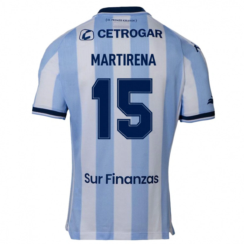 Danxen Bambino Maglia Gastón Martirena #15 Azzurro Cielo Kit Gara Home 2025/26 Maglietta