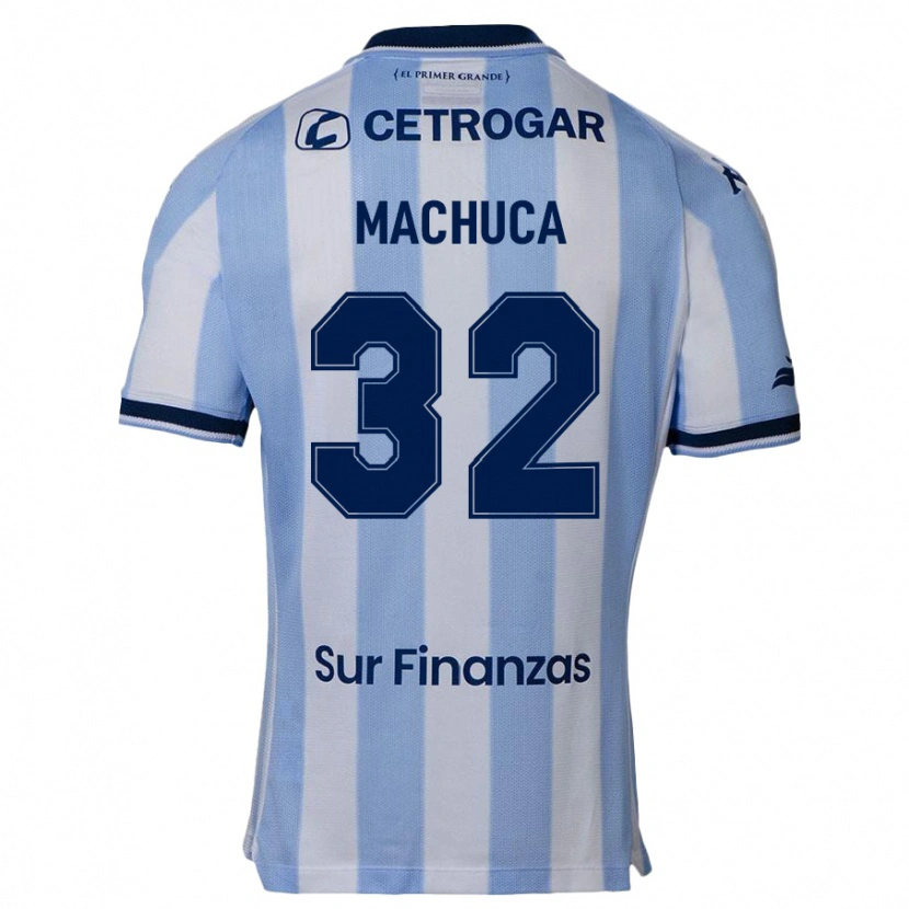 Danxen Bambino Maglia Elias Machuca #32 Azzurro Cielo Kit Gara Home 2025/26 Maglietta