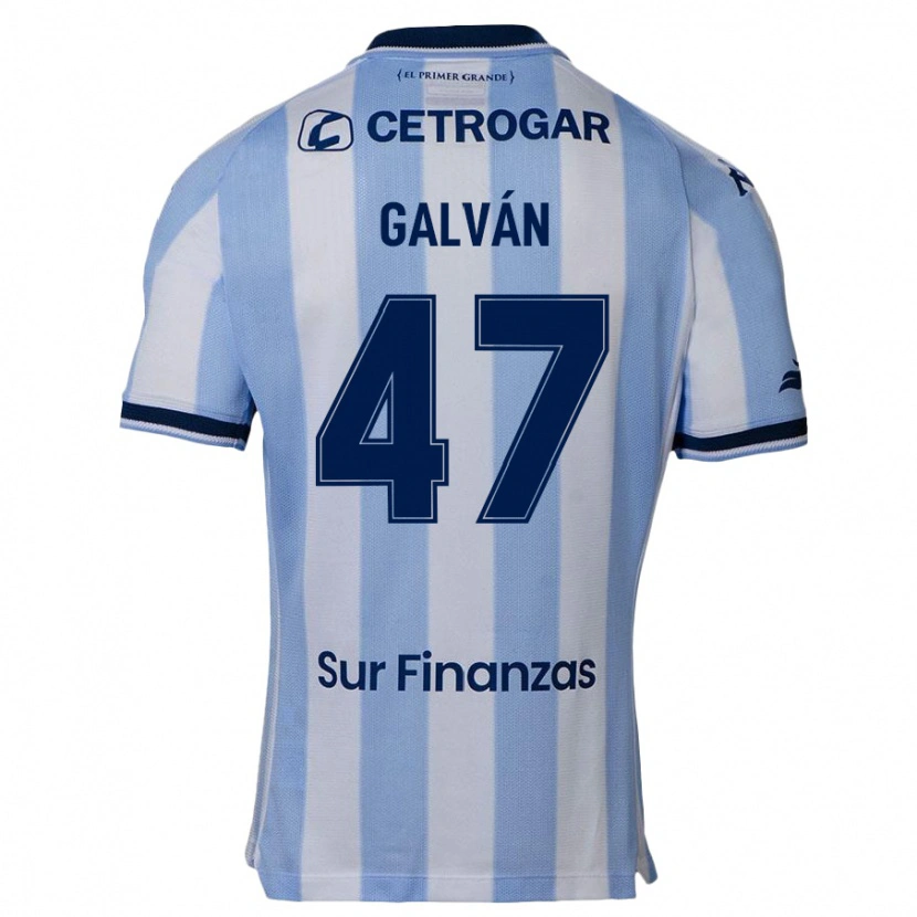 Danxen Bambino Maglia Ignacio Galvan #47 Azzurro Cielo Kit Gara Home 2025/26 Maglietta
