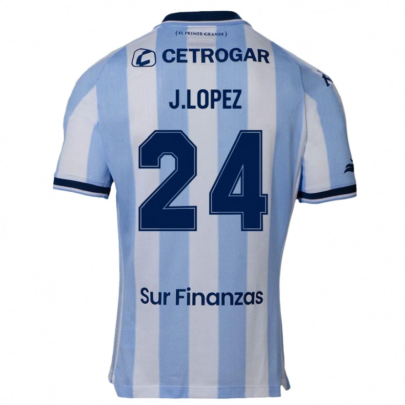 Danxen Bambino Maglia Julian Lopez #24 Azzurro Cielo Kit Gara Home 2025/26 Maglietta