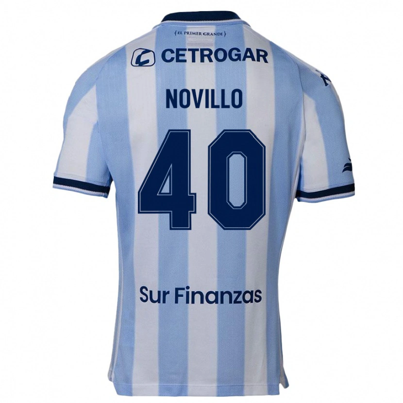 Danxen Bambino Maglia Joaquin Novillo #40 Azzurro Cielo Kit Gara Home 2025/26 Maglietta
