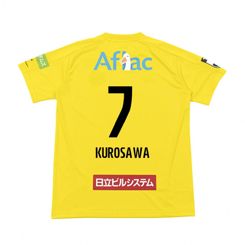 Danxen Bambino Maglia Shido Kurosawa #7 Nero Giallo Kit Gara Home 2025/26 Maglietta