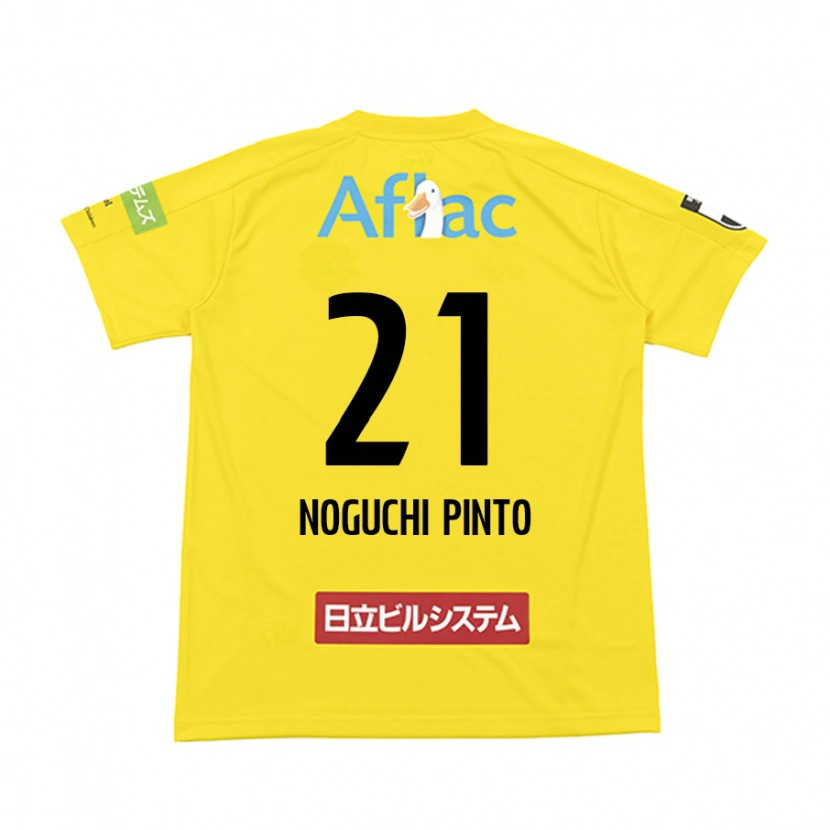 Danxen Bambino Maglia Amato Noguchi Pinto #21 Nero Giallo Kit Gara Home 2025/26 Maglietta