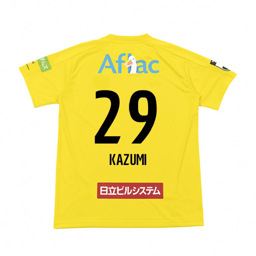 Danxen Bambino Maglia Takuto Kazumi #29 Nero Giallo Kit Gara Home 2025/26 Maglietta