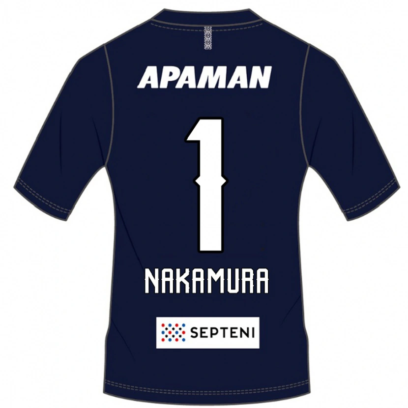 Danxen Bambino Maglia Seigo Nakamura #1 Blu Royal Bianco Kit Gara Home 2025/26 Maglietta