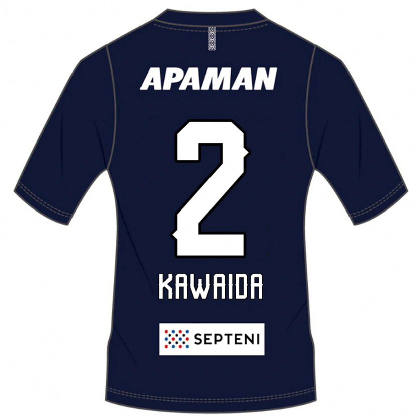 Danxen Bambino Maglia Ryoya Kawaida #2 Blu Royal Bianco Kit Gara Home 2025/26 Maglietta