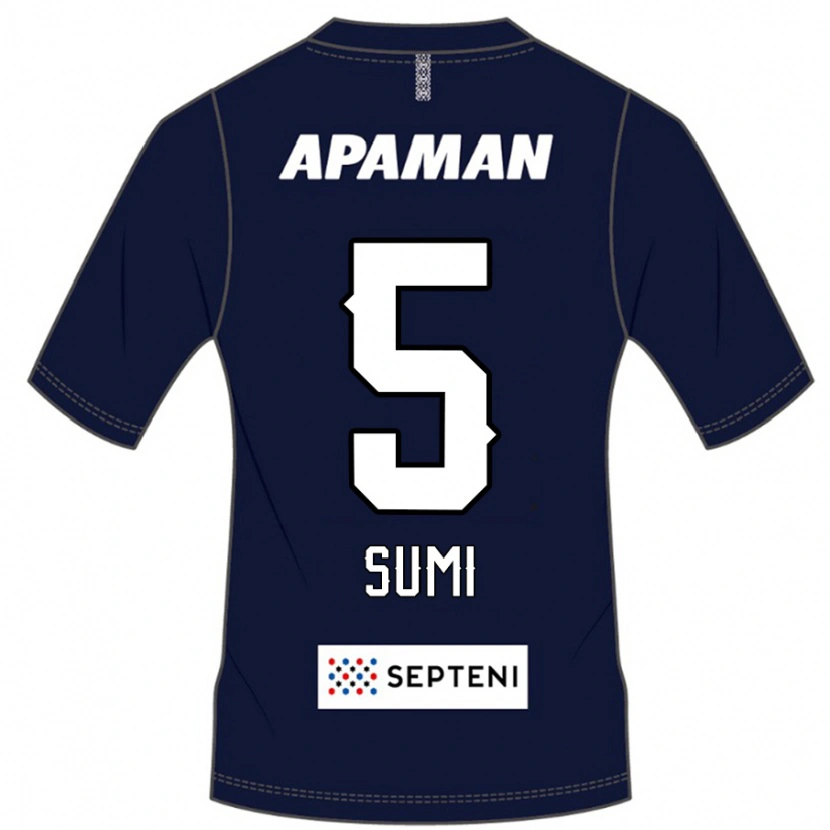 Danxen Bambino Maglia Kotaro Sumi #5 Blu Royal Bianco Kit Gara Home 2025/26 Maglietta
