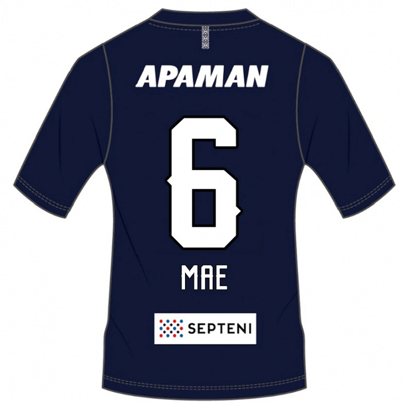 Danxen Bambino Maglia Hiroyuki Mae #6 Blu Royal Bianco Kit Gara Home 2025/26 Maglietta