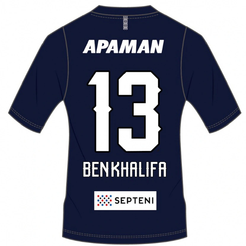 Danxen Bambino Maglia Nassim Ben Khalifa #13 Blu Royal Bianco Kit Gara Home 2025/26 Maglietta