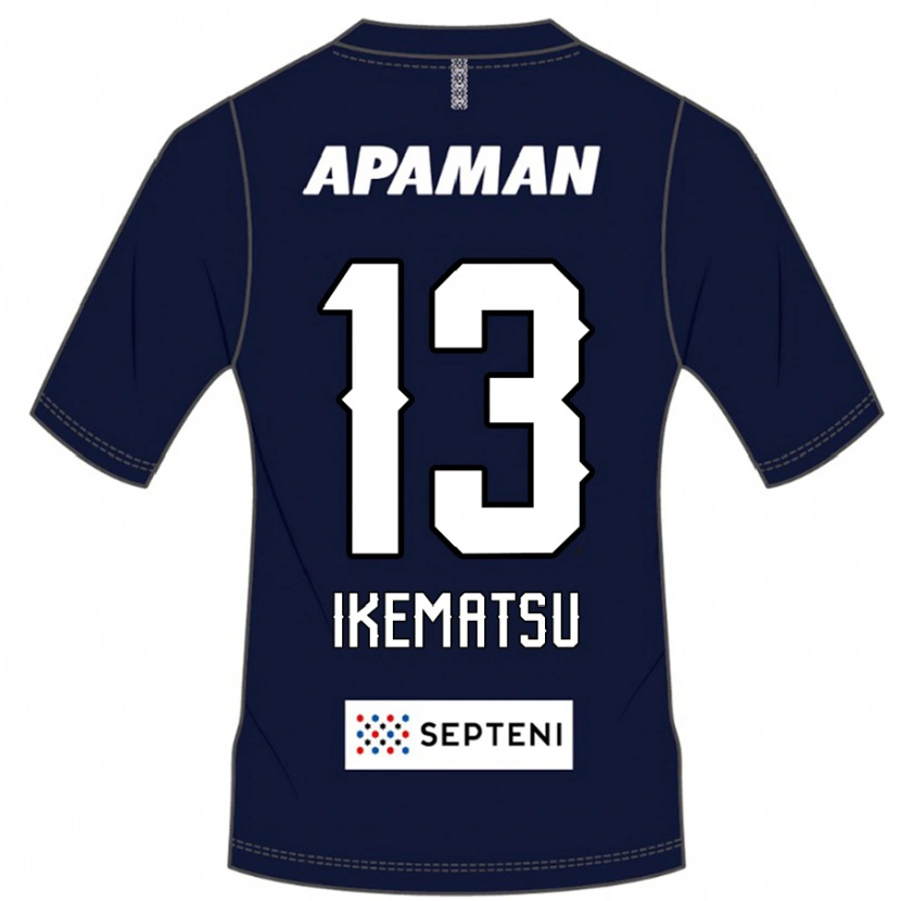 Danxen Bambino Maglia Shumpei Ikematsu #13 Blu Royal Bianco Kit Gara Home 2025/26 Maglietta