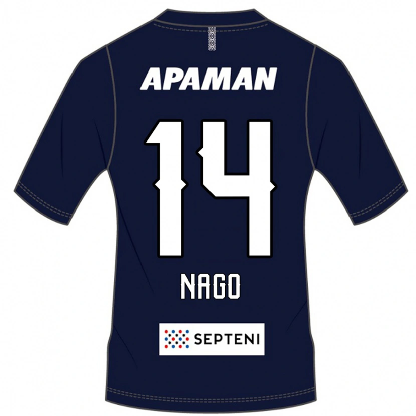 Danxen Bambino Maglia Shintaro Nago #14 Blu Royal Bianco Kit Gara Home 2025/26 Maglietta