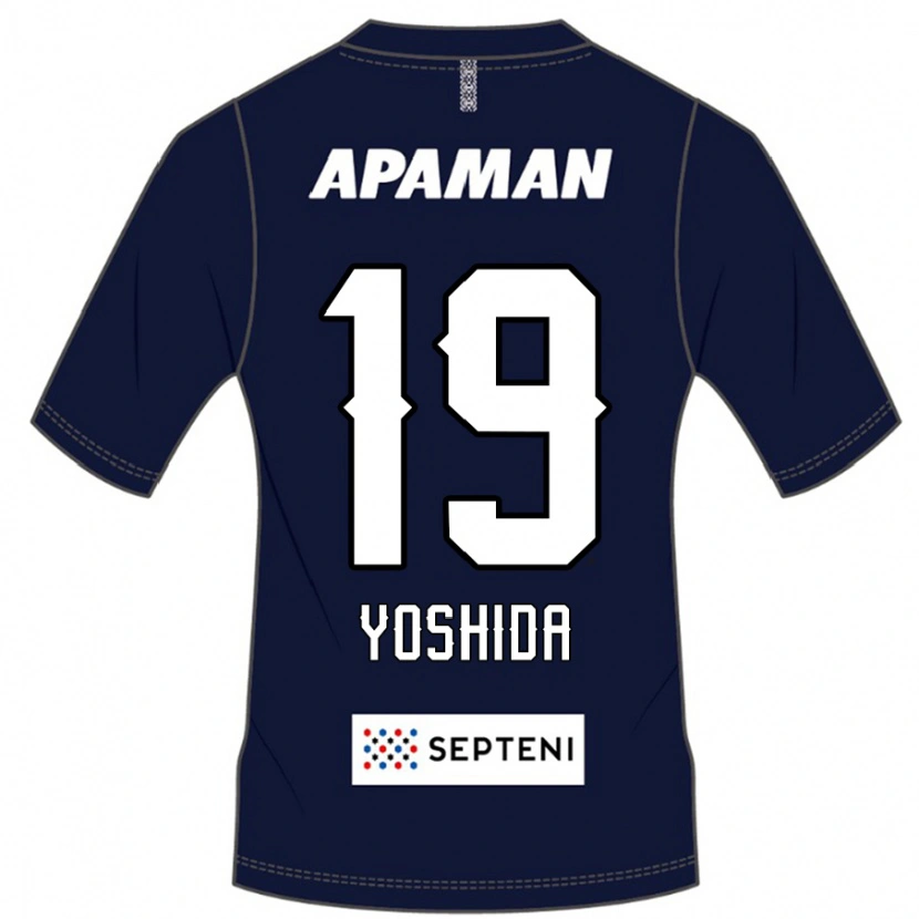 Danxen Bambino Maglia Yuzuki Yoshida #19 Blu Royal Bianco Kit Gara Home 2025/26 Maglietta