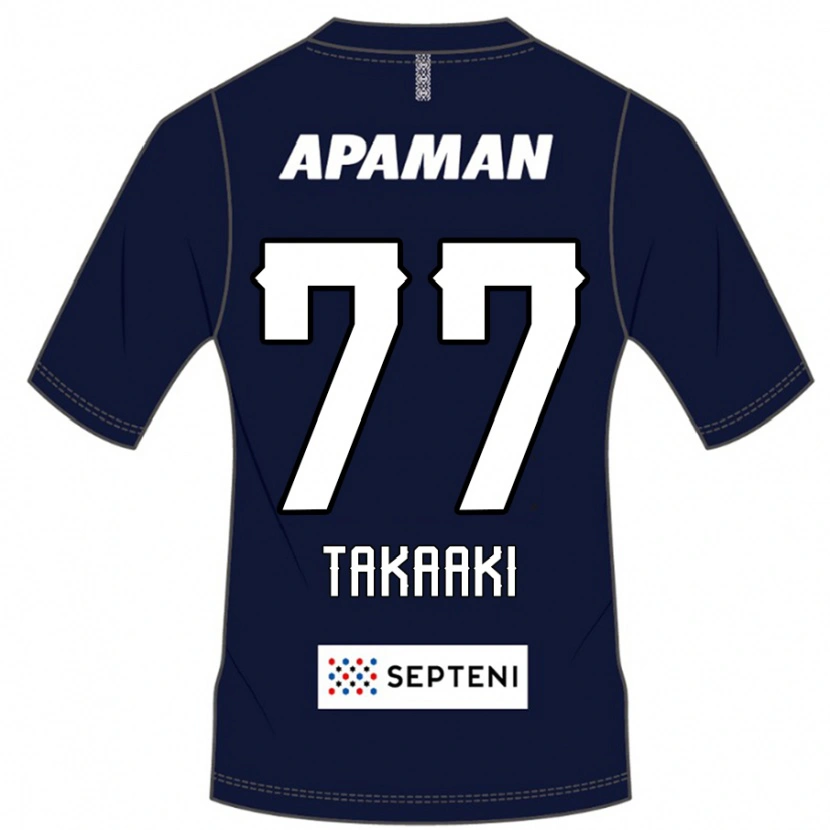 Danxen Bambino Maglia Takaaki Shichi #77 Blu Royal Bianco Kit Gara Home 2025/26 Maglietta