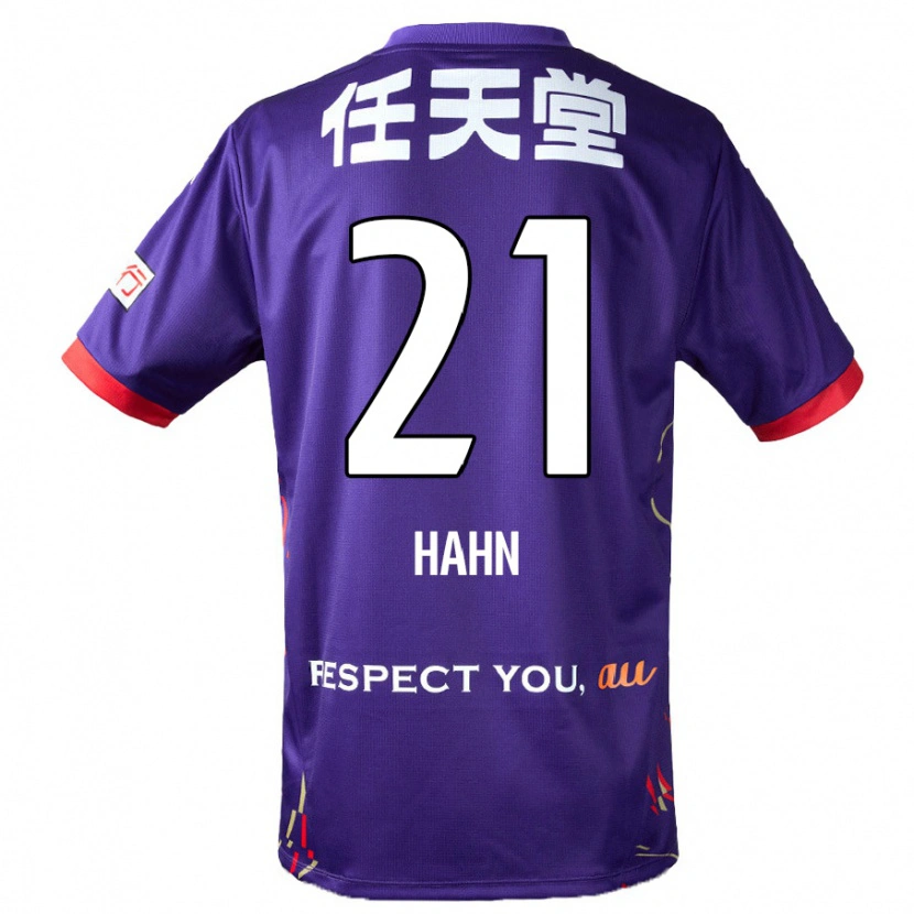 Danxen Bambino Maglia Warner Hahn #21 Viola Bianco Nero Kit Gara Home 2025/26 Maglietta