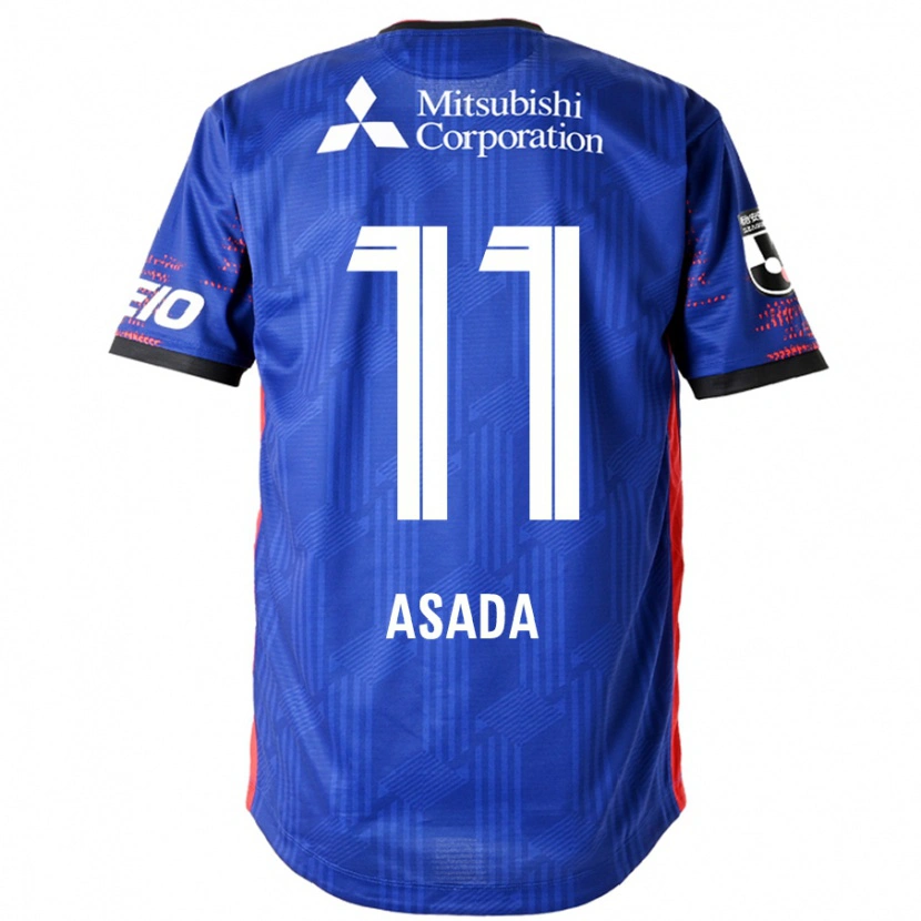 Danxen Bambino Maglia Rui Asada #11 Blu Royal Bianco Kit Gara Home 2025/26 Maglietta