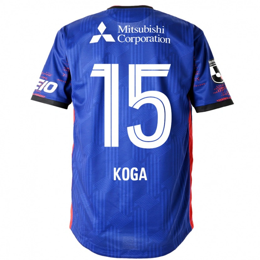 Danxen Bambino Maglia Shun Koga #15 Blu Royal Bianco Kit Gara Home 2025/26 Maglietta