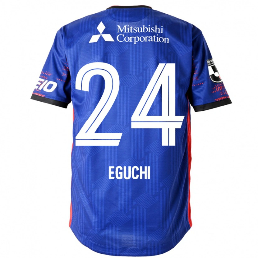 Danxen Bambino Maglia Kaito Eguchi #24 Blu Royal Bianco Kit Gara Home 2025/26 Maglietta