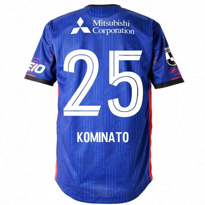 Danxen Bambino Maglia Tsuna Kominato #25 Blu Royal Bianco Kit Gara Home 2025/26 Maglietta
