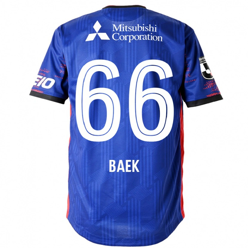 Danxen Bambino Maglia In-Hwan Baek #66 Blu Royal Bianco Kit Gara Home 2025/26 Maglietta