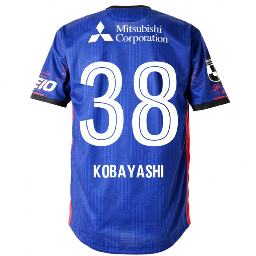 Danxen Bambino Maglia Riku Kobayashi #38 Blu Royal Bianco Kit Gara Home 2025/26 Maglietta
