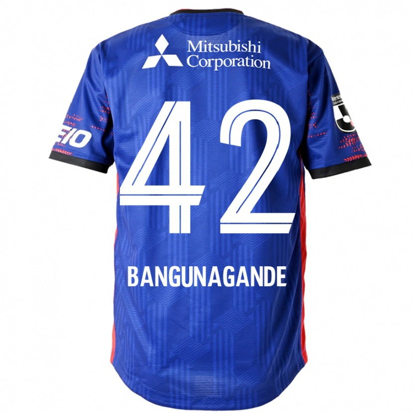 Danxen Bambino Maglia Kashifu Bangunagande #42 Blu Royal Bianco Kit Gara Home 2025/26 Maglietta