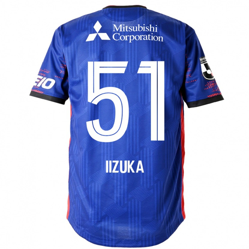 Danxen Bambino Maglia Yoshihito Iizuka #51 Blu Royal Bianco Kit Gara Home 2025/26 Maglietta