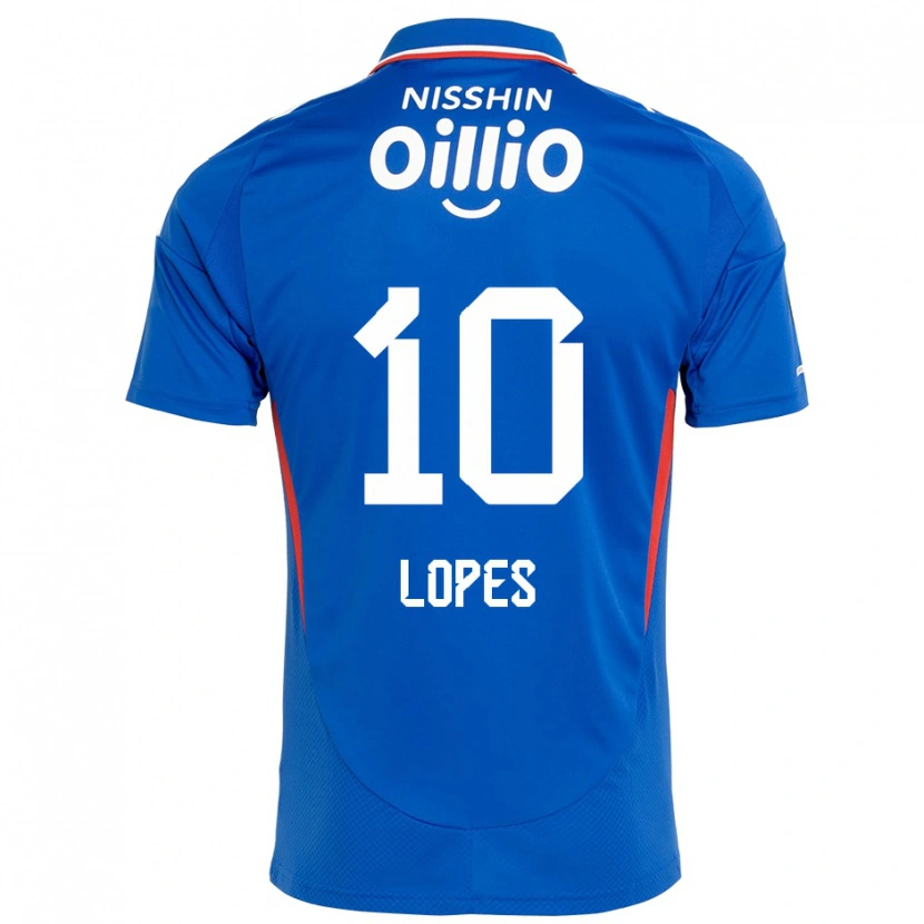 Danxen Bambino Maglia Anderson Lopes #10 Blu Royal Bianco Kit Gara Home 2025/26 Maglietta