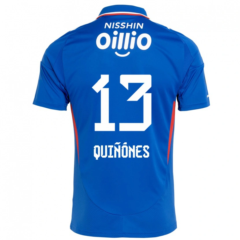 Danxen Bambino Maglia Jeison Quiñónes #13 Blu Royal Bianco Kit Gara Home 2025/26 Maglietta