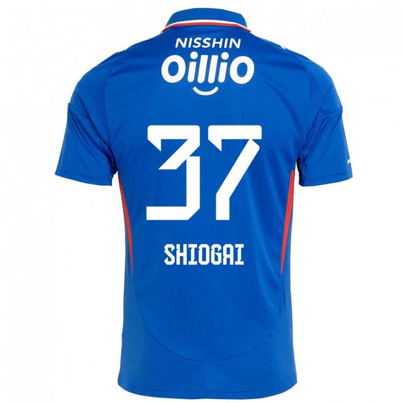 Danxen Bambino Maglia Kento Shiogai #37 Blu Royal Bianco Kit Gara Home 2025/26 Maglietta